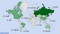 The Largest Countries in the World - WorldAtlas