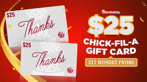 Chick Fil A Gift Card Get Freebies Today