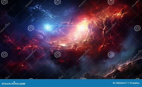 Mysterious Cosmic Anomaly stock illustration. Illustration of