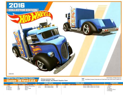 Information is indexed by year, series, and castings. 2016 Hot Wheels Collectors Edition E-Sheet | Posters and Prints | hobbyDB