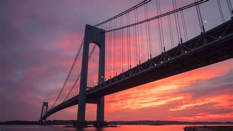 Verrazzano Narrows Bridge In New York City In 2021 Narrows Bridge