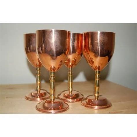 Round Plain Copper Glass At Rs 230piece Copper Tumbler In Moradabad