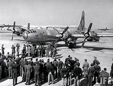 Image result for B-50 Superfortress Lucky Lady II landed in Fort Worth, TX.