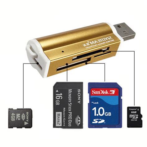 A wide variety of sd mini card reader options are available to you, such as card slots, support card, and material. USB All in 1 Multi Memory Card Reader for Micro SD MMC SDHC TF M2 | Alexnld.com