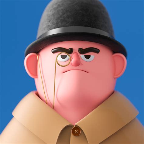 3d Character Illustrations On Behance Character Illustration 3d