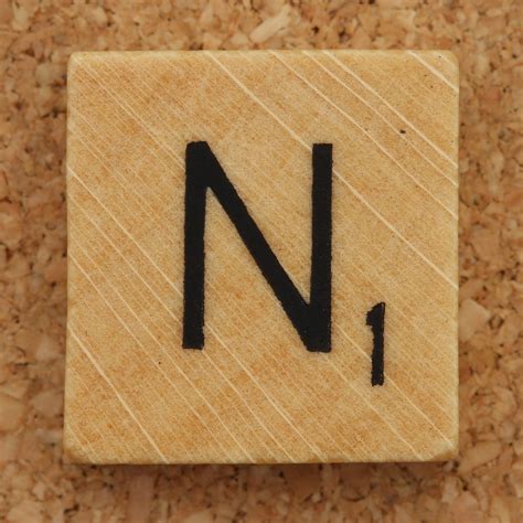 Wood Scrabble Tile N Leo Reynolds Flickr