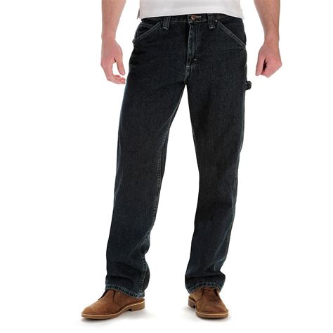 Big And Tall Lee Dungarees Flex Waist Carpenter Jeans Mens Size 44x34