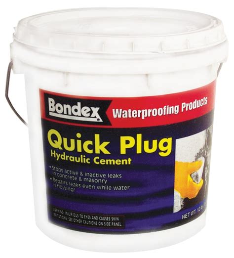 Hydraulic Cement, Dap 14090 Gray 10 lb. Pail Quick Plug - Concrete