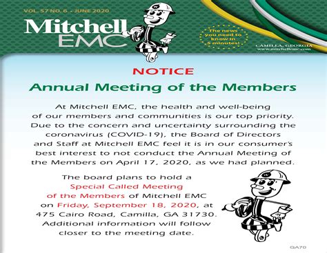 Newsletter Mitchell Emc