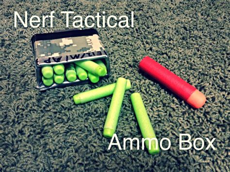 Nerf Tactical Ammo Box 7 Steps Instructables