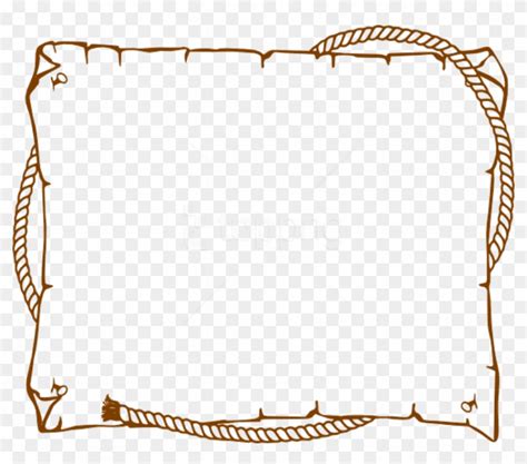 Rope Border Png Frames Rope Rope Border Text Rectangle Logo Png
