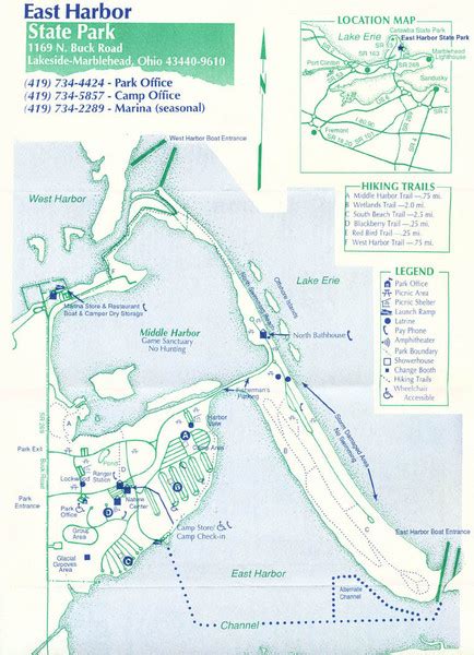 East Harbor State Park Campground Map Escalator Map
