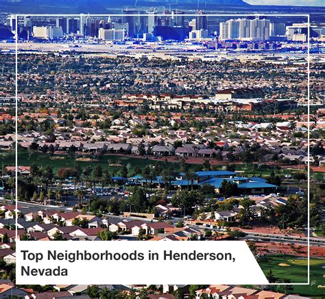 Top Neighborhoods In Henderson Nv