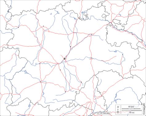 Castilla y León Mapa gratuito mapa mudo gratuito mapa en blanco gratuito plantilla de mapa