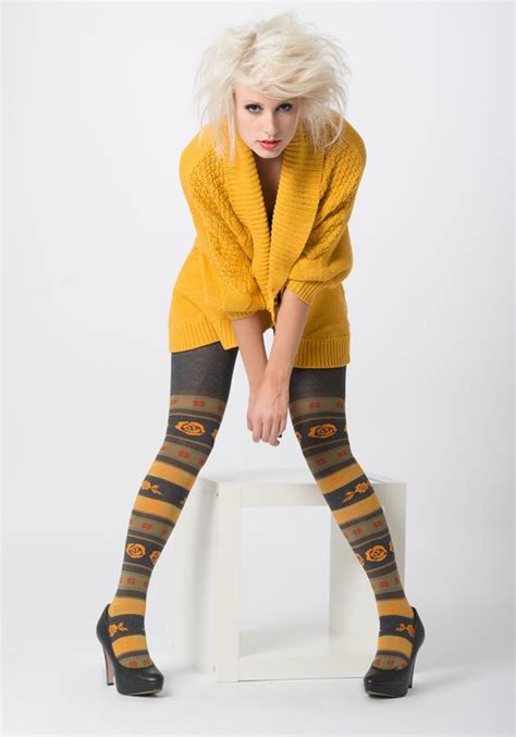 Hosiery Multicolour Sweater Dress Tights Pattern Sweaters Dresses Style Fashion