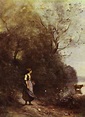 Jean-Baptiste-Camille Corot Biography | Landscape paintings, Fine art ...