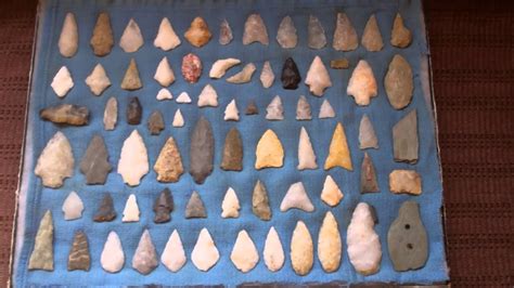 My Full Collection Of Carolina Arrowheads Youtube