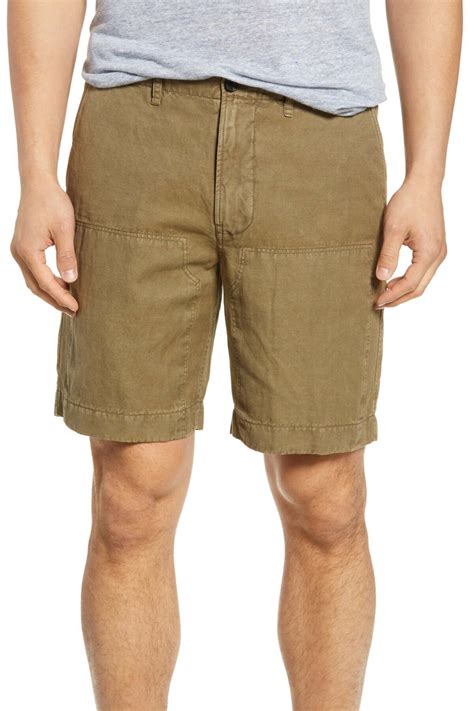 Billy Reid Cotton And Linen Shorts Billyreid Cloth Linen Shorts