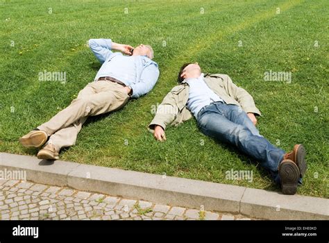 Two Men Sleeping Together Hi Res Stock Photography And Images Alamy