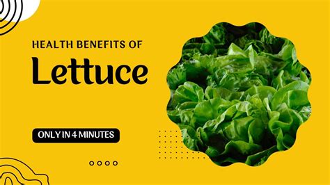 Health Benefits Of Lettuce Youtube