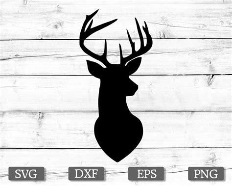 Deer SVG, Deer Head SVG, Deer Clipart, Deer Head Clipart, Deer Vector, Hunting SVG Files, Svg 