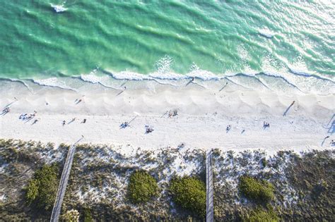 Treasure Island Beach In St Petersburg Clearwater White Sands And