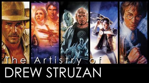 The Artistry Of Drew Struzan At Galactic Gallery Youtube