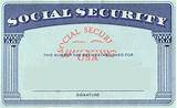 Social Security Template Images