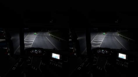 euro truck simulator 2 vr night test oculus rift s i9 9900k rtx2080ti youtube
