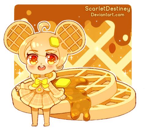 Waffle Remake By Scarletdestiney Chibi Kawaii Kawaii Doodles Cute