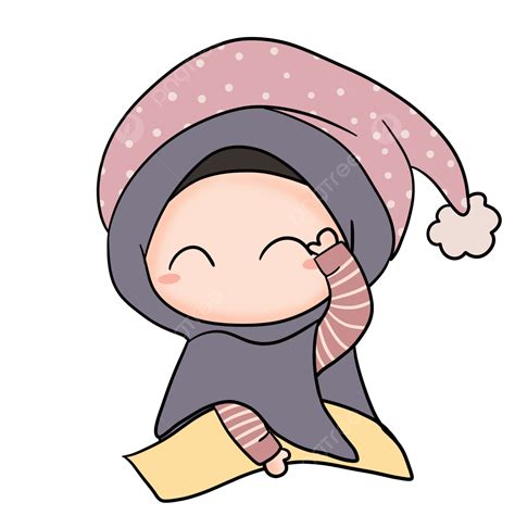 His Clipart Hd Png Hi Little Muslimah In Hijab Png Clipart Yuri Hijab