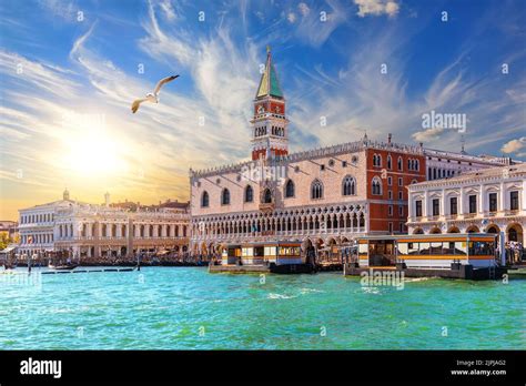venice, doges palace, st mark's campanile, venices, doges palaces, st