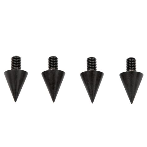 Black 15mm Spikes With Locking Nut Pack Of 4 Hi Fi Racks Ltd
