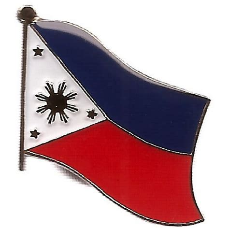 Pack Of 3 Philippines Single Flag Lapel Pins Filipino Pin Badge