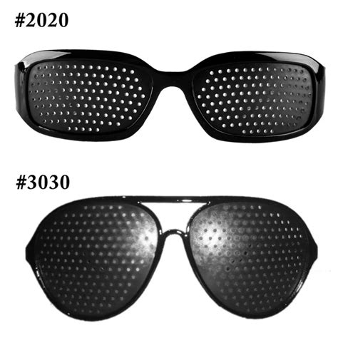 Hot Black Unisex Vision Care Pin Hole Eyeglasses Pinhole Glasses Eye