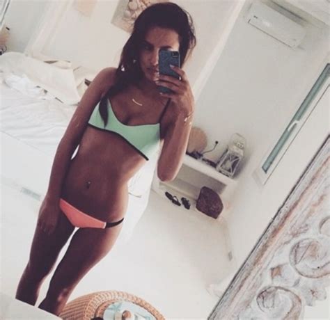 Get The Look Made In Chelsea S Lucy Watson Looks Fab In Bright Bikini Fashion News Reveal