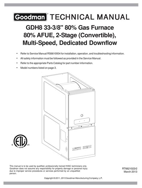 Goodman Installation Manual Goodman Mfg Gch9 Users Manual Maryann