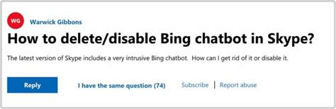 How To Remove Disable Bing Chatbot In Skype DroidWin