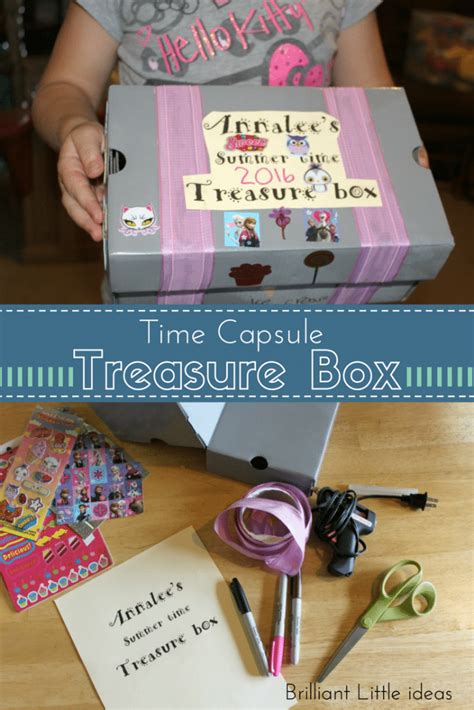 To make predictions about the coming year. Time Capsule Treasure Box | Brilliant Little Ideas