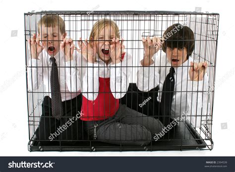 Children Trapped Cage Stock Photo 2394539 Shutterstock