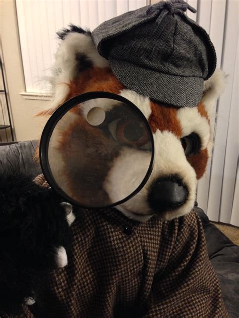 Cosplay Sherlock Holmes Red Panda Fursuit Captain Basil Capt Basil