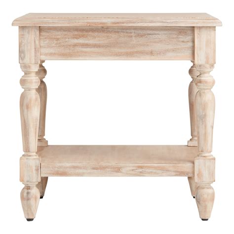 Everett Weathered Natural Wood Table Collection World Market