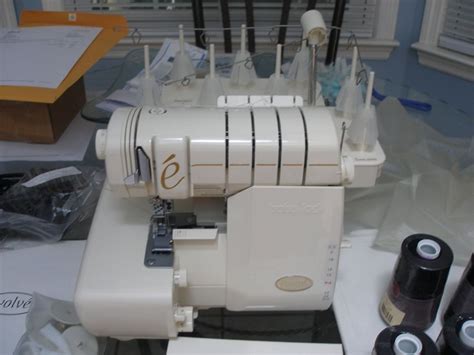 Baby Lock Evolve Serger Ble8 With Jet Air Threading And Accessories