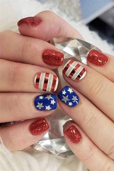 22 Best 4th Of July Nail Art Designs Cool Ideas For Patriotic Fourth