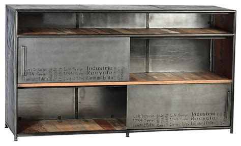 Albany Sideboard Stainless Steel Industrial Sideboards Von Smartfurniture