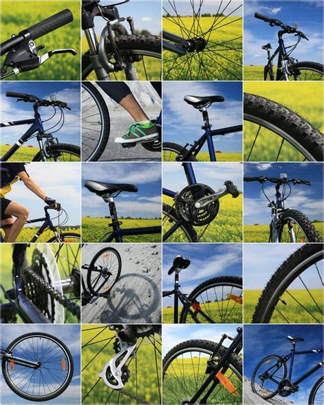 Bike Collage Stock Photo Image Of Heaven Hike Activity 8606630
