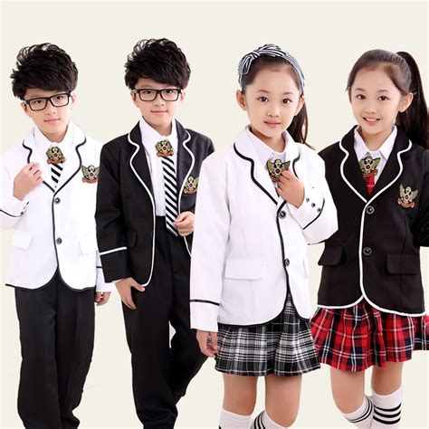 Childrens Primary School Uniform Students Chorus Costumes Clothing