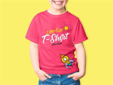 Find & download free graphic resources for t shirt mockup. Baby Girl T-shirt PSD Mockup Download For Free - DesignHooks