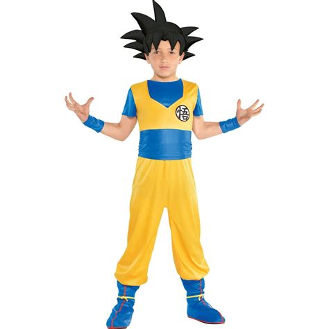 Party City Dragon Ball Super Goku Costume For Children Includes