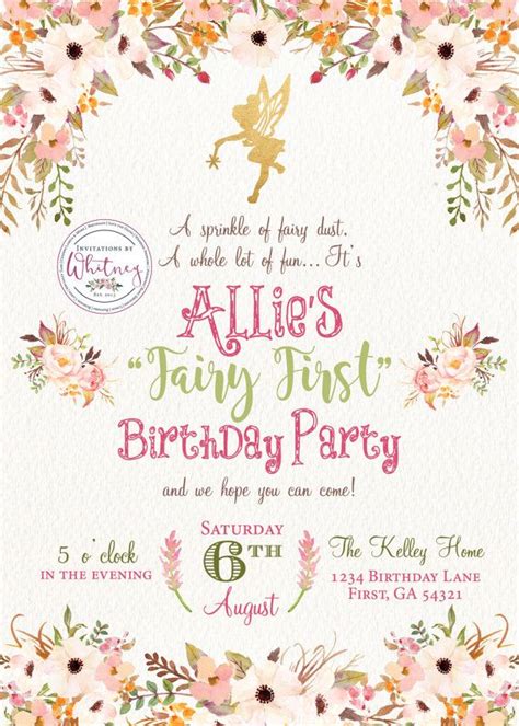 This Custom 5 X 7 Invitation Is Sure To Be A Hit For Any Childs First